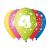 Balónek nafukovací průměr 30cm – potisk číslice "4"