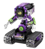 Stavebnice iM.MASTER robot RC 3v1 2,4GHz 459 dílků na baterie + dobíjecí pack v krabici 35x27x7cm (2)