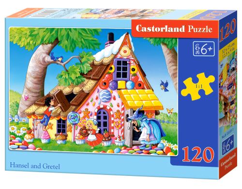 Puzzle Castorland 120 dílků - Jeníček a Mařenka