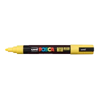 Dekorační popisovač Posca PC-5M, žlutá (2), 1,8-2,5 mm Dekorační popisovač Posca PC-5M, žlutá (2), 1,8-2,5 mm