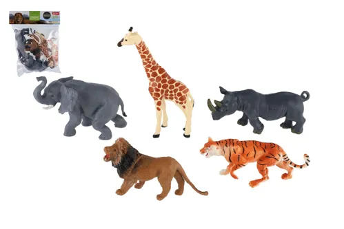 Zvířata safari 11–15 cm, 5 ks