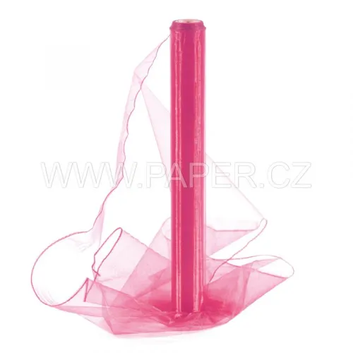 Organza 40cm/10y tmavě růžová 056