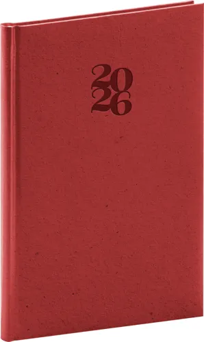 Týdenní diář 2026 NOTIQUE A5 - Essenza - Třešeň, 15 x 21 cm