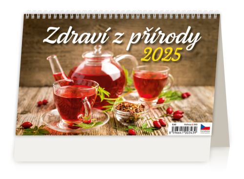 Stolní kalendář 2025 Helma - Zdraví z přírody