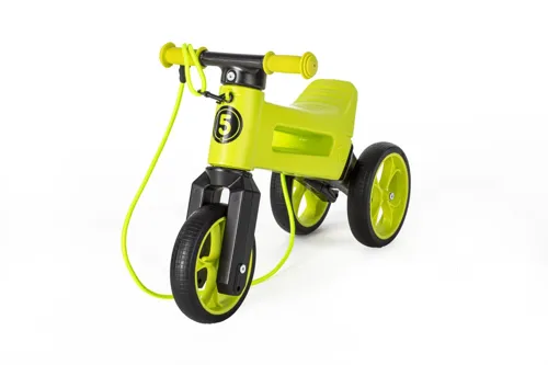Odrážedlo Funny Wheels Rider SuperSport 2v1 zelené, sáček