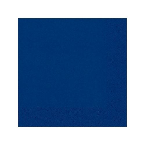 Ubrousky 25 x 25 cm, 3vrstvé, 20 ks - tmavě modré