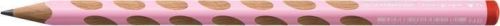 Grafitová tužka Stabilo Easygraph silná - tvrdost HB (číslo 2), pro praváky, pastelová růžová