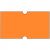 Cenové etikety na kotoučku 22x12 mm COLA-PLY - signální oranžové