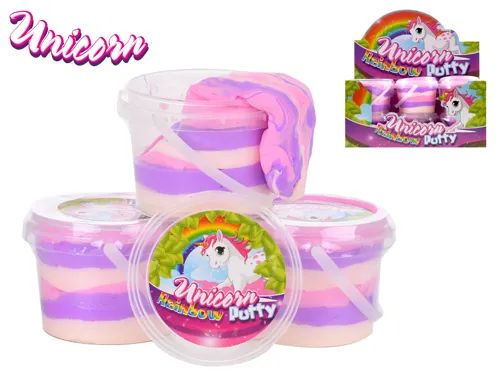 Unicorn hmota skákající 110 g jednorožec duhová
