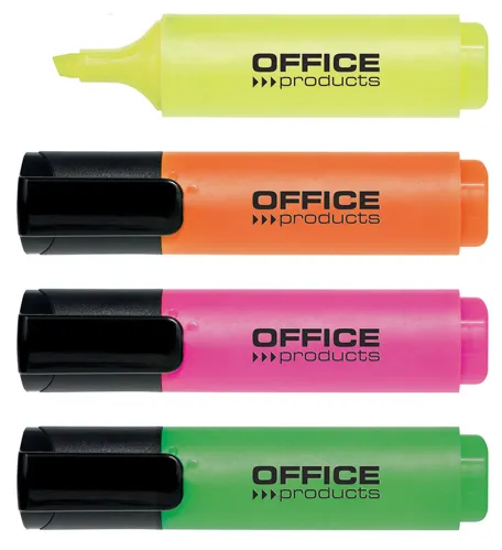 Sada zvýrazňovačů OFFICE PRODUCTS, 2-5 mm - 4 barvy