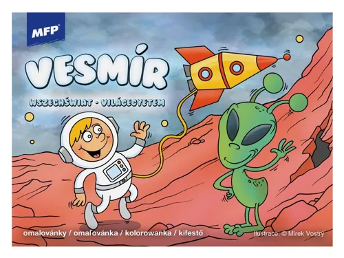 Omalovánky A5 MFP - Vesmír