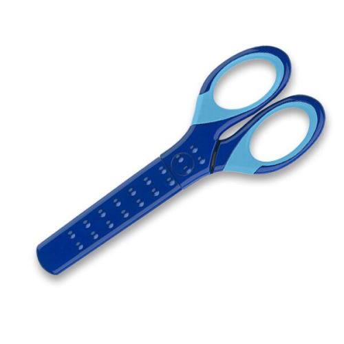 Školní nůžky Faber-Castell 13 cm, blistr, modré