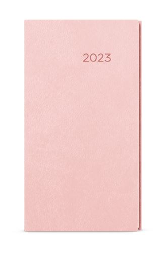 Týdenní diář 2023 Baloušek kapesní - Jakub - Vivella - pastelová růžová