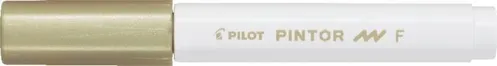Dekorativní popisovač PILOT Pintor, tenký hrot F - zlatá