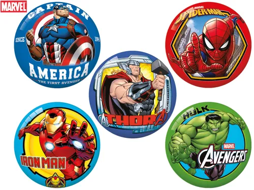 Míč 11 cm - Marvel, mix motivů