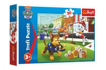 Puzzle Tlapková patrola/Paw patrol 27x20cm 30 dílků v krabičce 21x14x4cm Puzzle Tlapková patrola/Paw patrol 27x20cm 30 dílků v krabičce 21x14x4cm