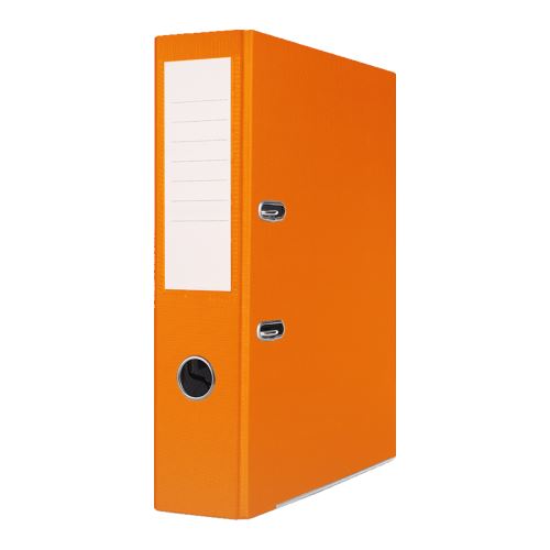 Pákový pořadač OFFICE PRODUCTS Basic, A4/75 mm, PP, kovová lišta, oranžový