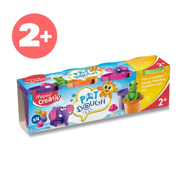 Levně Modelovací hmota Maped Creativ doplňkové barvy, 4 x 114 g