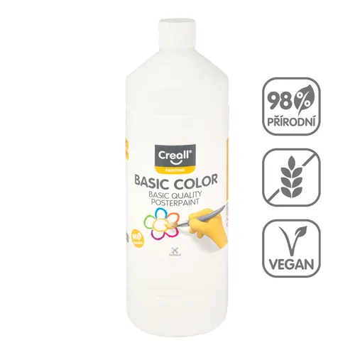 Temperová barva Creall, 500 ml, bílá