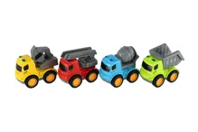 Stavební nákladní auto 9 cm na setrvačník - mix motivů (5)