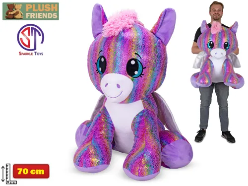 Plyšový pegas Plush Friends Star Sparkle sedící 70 cm