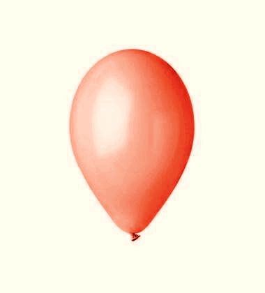 Balónek nafukovací průměr 26cm – pastelová lososová