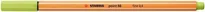 Liner Stabilo Point 88, 0,4mm - limetková zelená