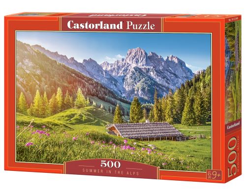 Puzzle Castorland 500 dílků - Léto v Alpách