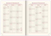 Týdenní diář 2027 Notique Twill A5 černo-zlatý (7)