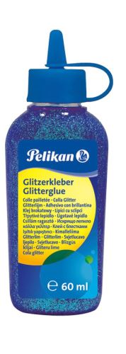 Lepidlo glitrové Pelikan 60 ml - modré