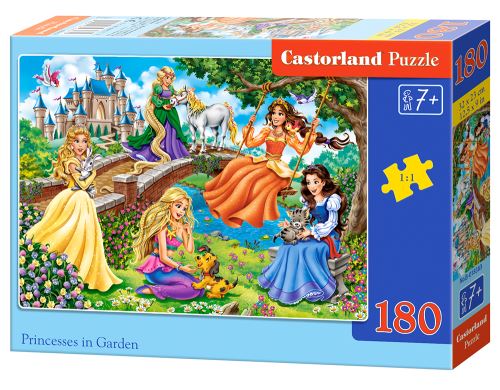 Puzzle Castorland 180 dílků - Princezny v zahradě