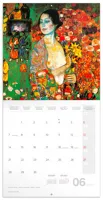 Nástěnný kalendář poznámkový 2027 Notique Gustav Klimt, 30 x 30 cm (1)