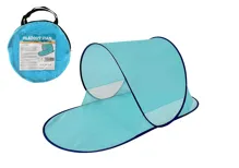 Plážový stan s UV filtrem samorozkládací 140 × 70 × 62 cm oválný - modrý