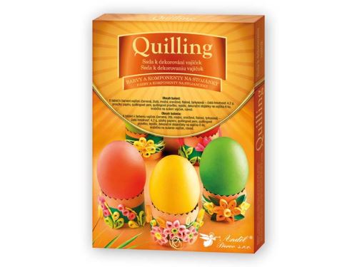 Sada 7703 k dekorování vajíček - quilling