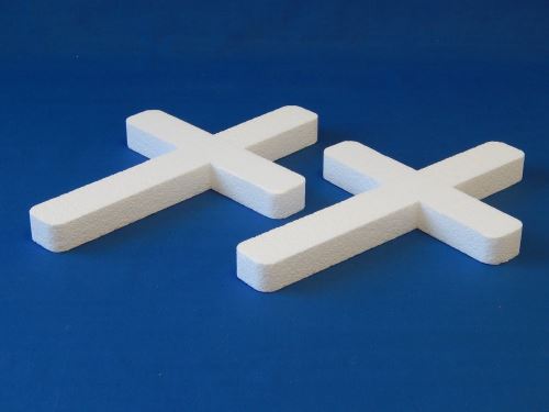 Kříž velký z polystyrenu 30 x 19 cm /50ks