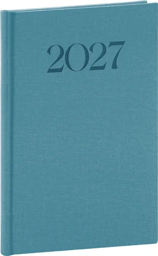 Týdenní diář 2027 Notique A5 Biella modrý
