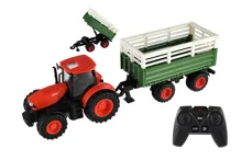 Traktor RC Zetor s vlekem 42 cm, 2,4 GHz se zvukem