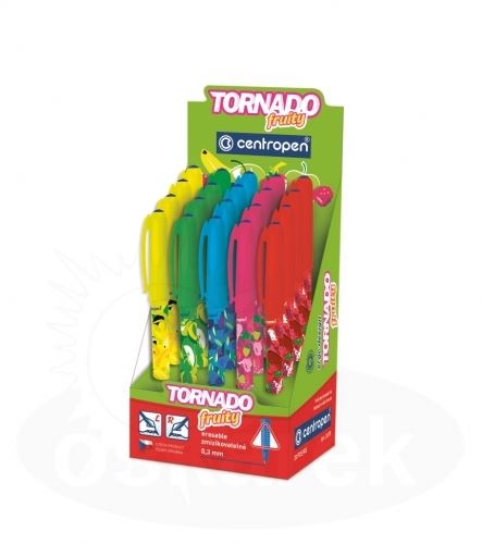 Školní roller Centropen 2675 Tornado Fruity - mix barev