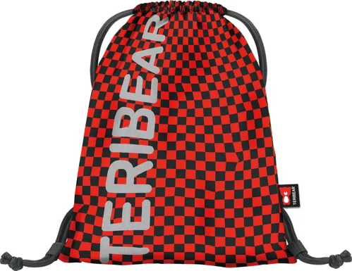 Sáček na obuv BAAGL - TERIBEAR červený
