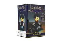 Budík Harry Potter 17cm na baterie se světlem se zvukem v krabici 13x18x11cm (1)