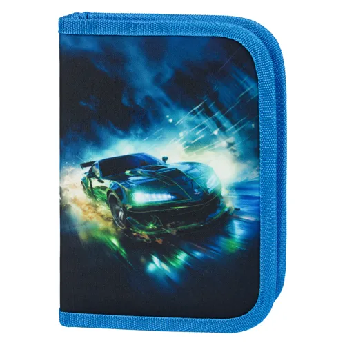 Školní penál jednopatrový Baagl Závodní auto