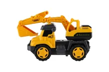 Stavební nákladní auto 13 cm na setrvačník - mix motivů (6)