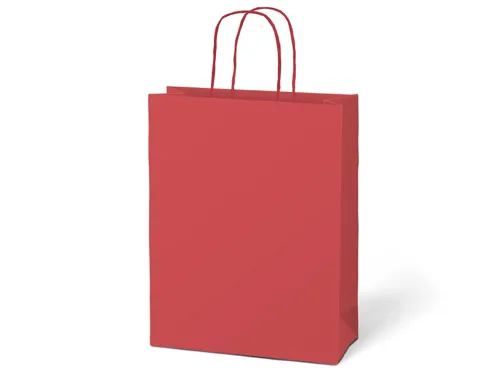 Taška MFP dárková T4 kraft 180x230x100 - červená