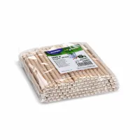 Slámka papírová kraft `JUMBO` Ø8mm x 15cm [100 ks] (1)