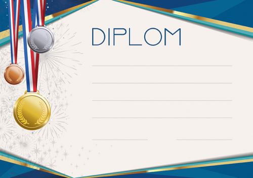 Diplom A4 - Medaile