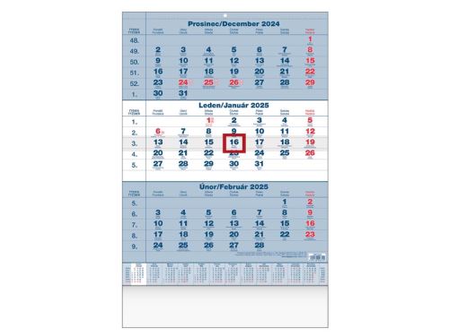 Nástěnný kalendář 2025 MFP - Tříměsíční
