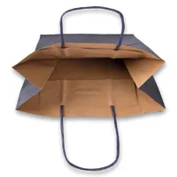 Papírová taška Allegra rubínová 16x8x21 cm velikost XS - kroucené papírové ucho (2)