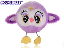 Skákací plyšák Bouncibles LUNA 8 cm - sova