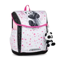 Školní aktovka Bagmaster PRIM 23 B Panda + gumovací pero Pilot Frixion