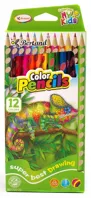 Školní pastelky prořezané trojhranné 12ks (4)